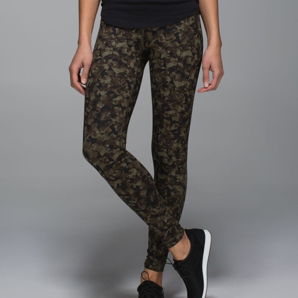 Lululemon Wunder Under Pant Full-On Luon (Roll Down) Mystic Jungle